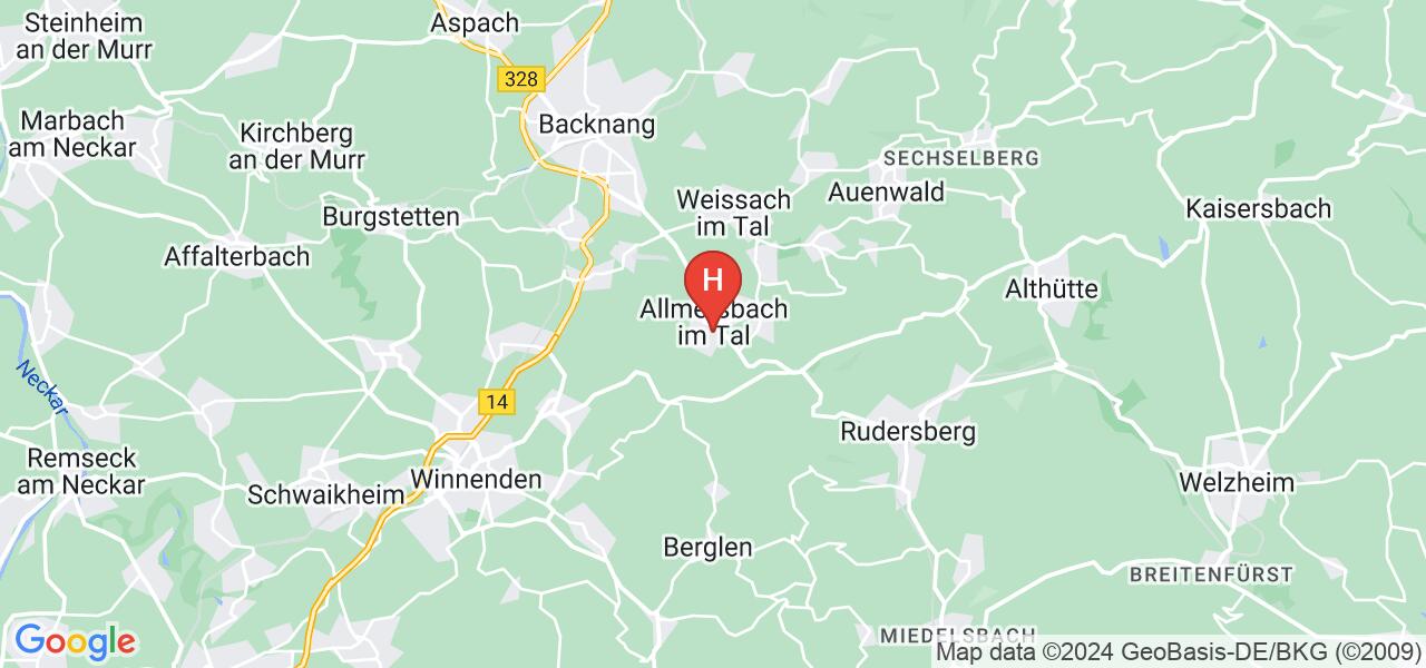 Wunnensteinstr. 1,71573 Allmersbach im Tal