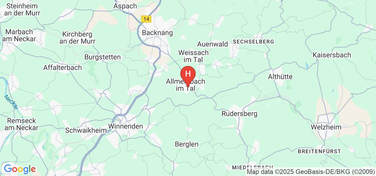 Wunnensteinstr. 1,71573 Allmersbach im Tal