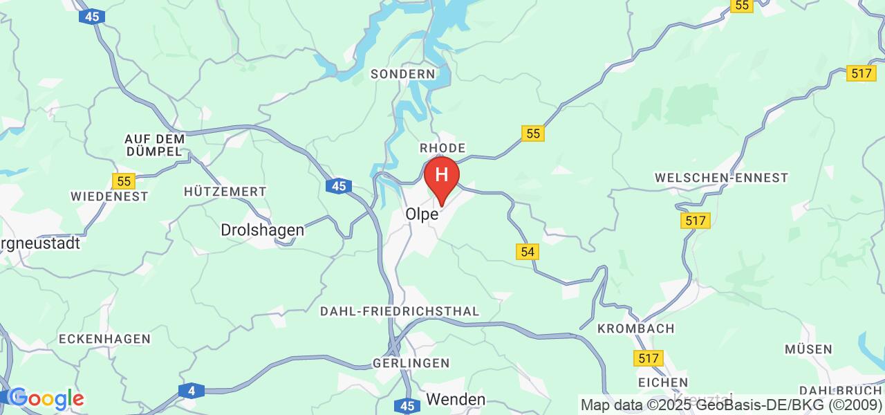 an den Hässeln 2 5,57462 Olpe- Oberveischede