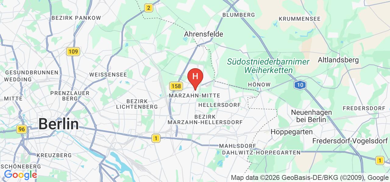 Bärensteinstraße 2,12685 Berlin