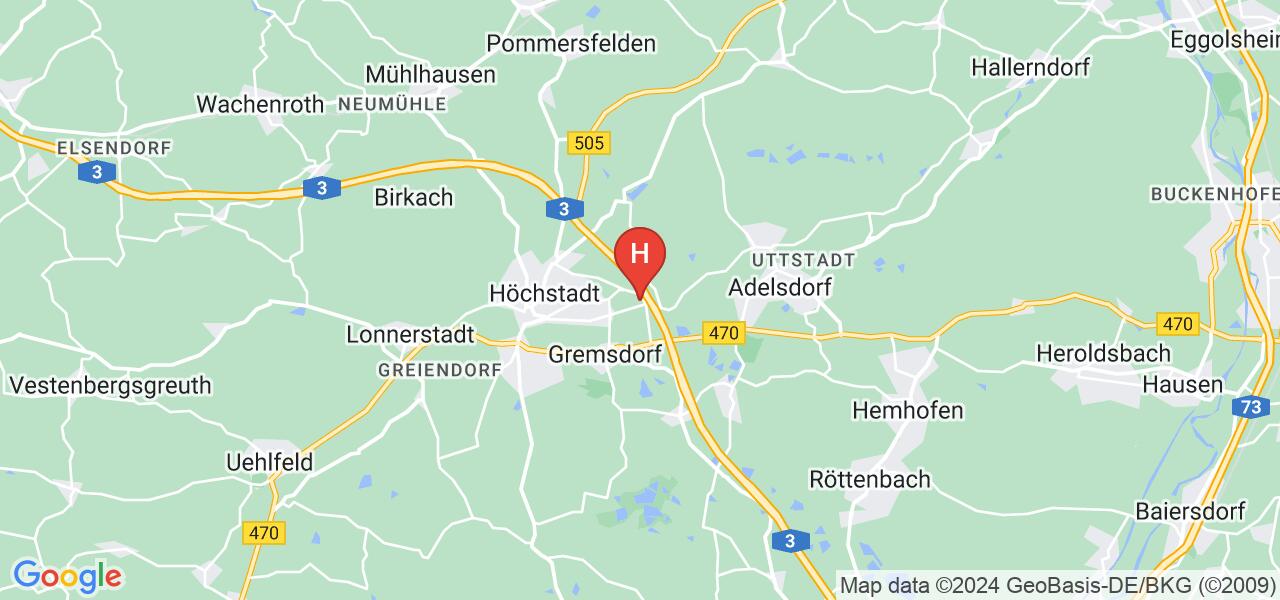 Medbacher Weg 19,91315 Höchstadt