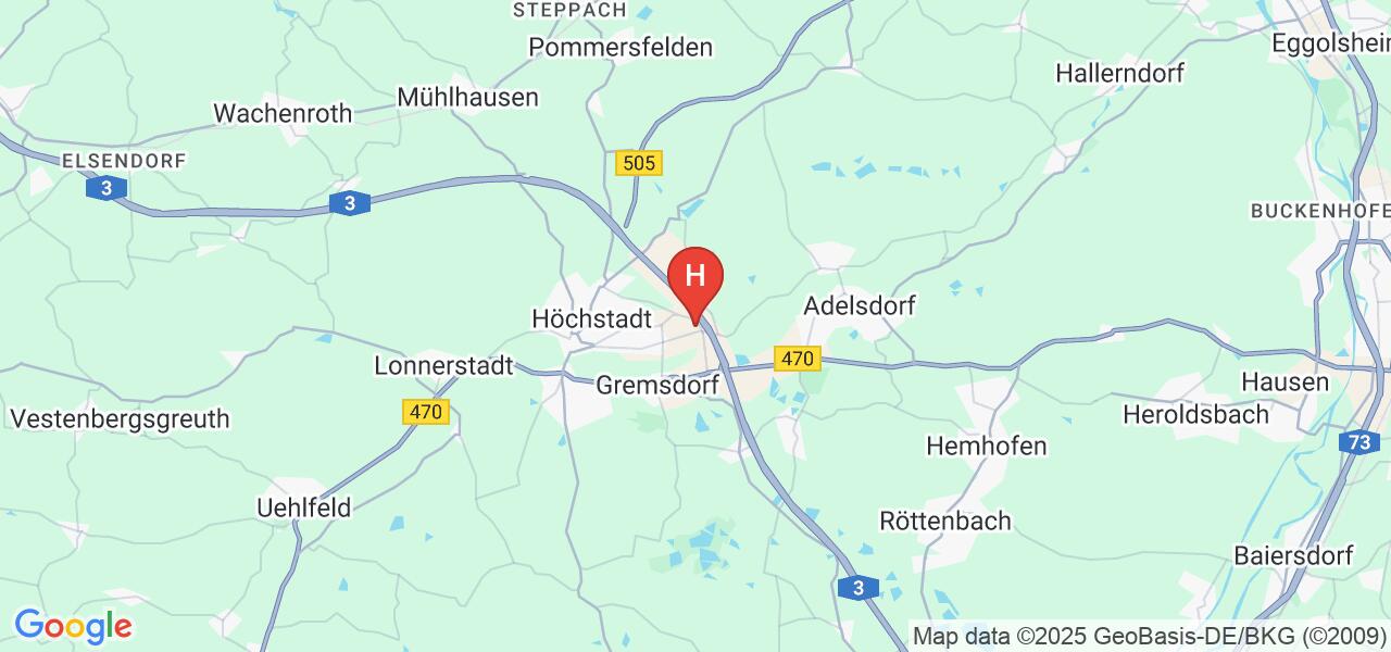 Medbacher Weg 19,91315 Höchstadt