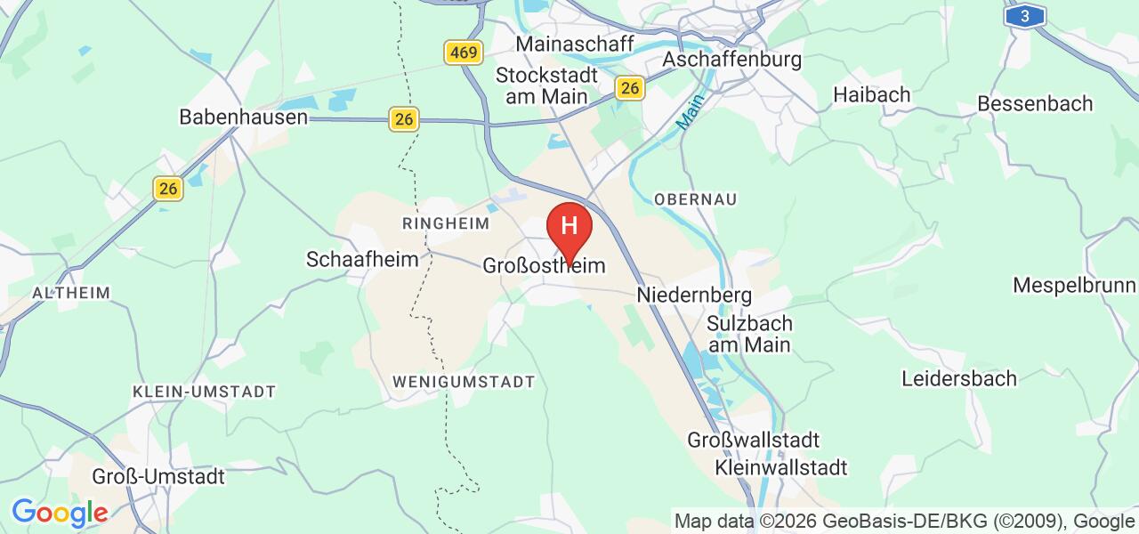 Pestalozzistrasse 40,63762 Großostheim