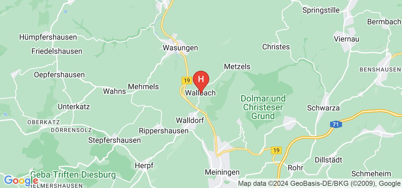 Im Graben 10,98617 Meiningen OT Wallbach