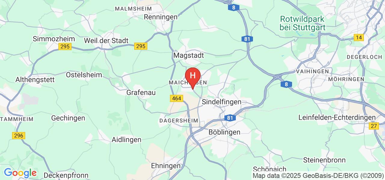 Karpatenstrasse 2,71069 Sindelfingen