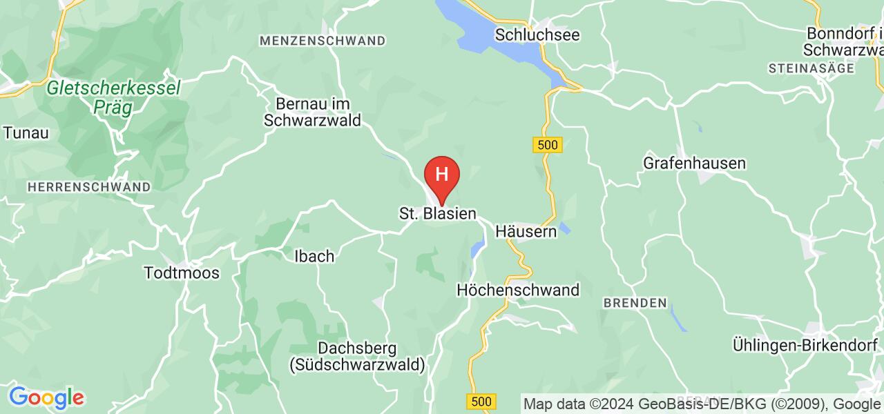 Hauptstr. 4,79837 St. Blasien