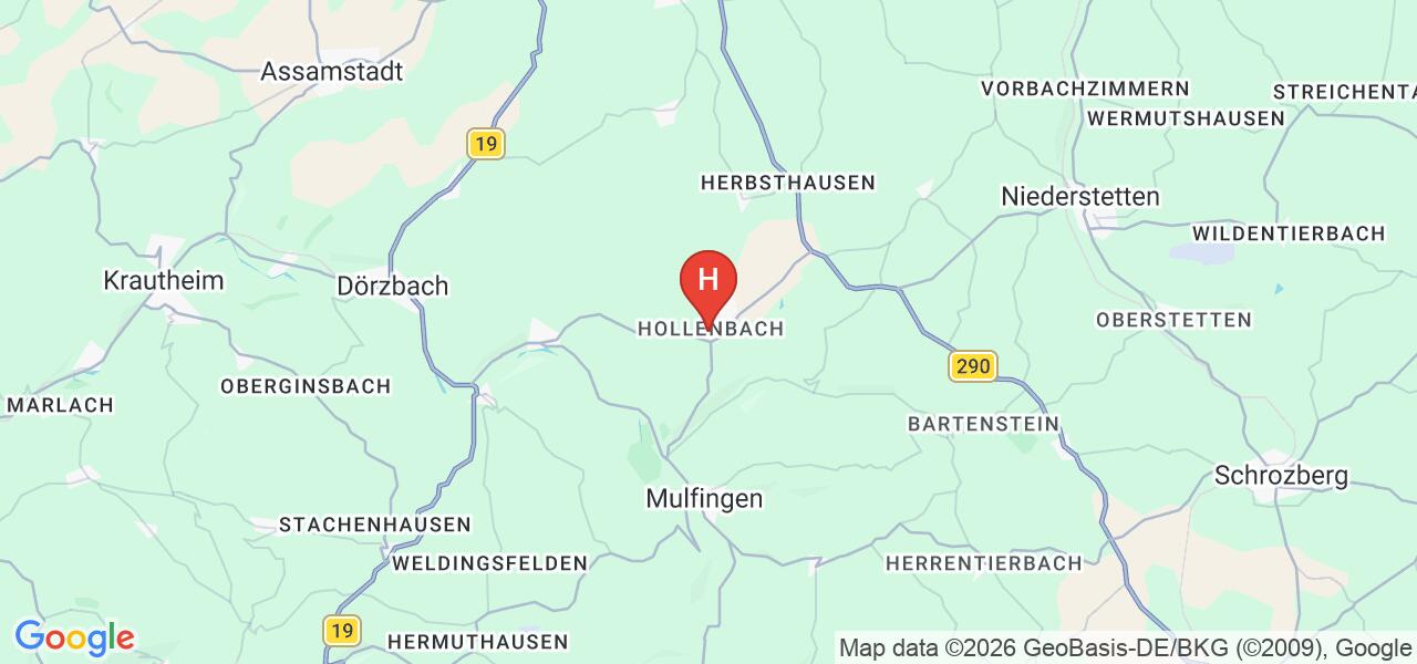 Hafengasse 8,74673 Hollenbach Mulfingen