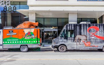 Hähnchen-Truck und Rotkäppchen Foodtruck San Francisco