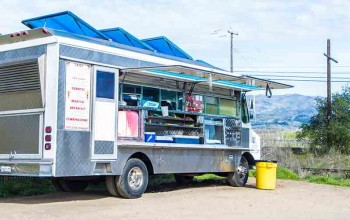 Taco-Foodtruck Landschaft Kalifornien Napa Valley