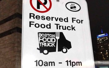 Verkehrsschild Boston