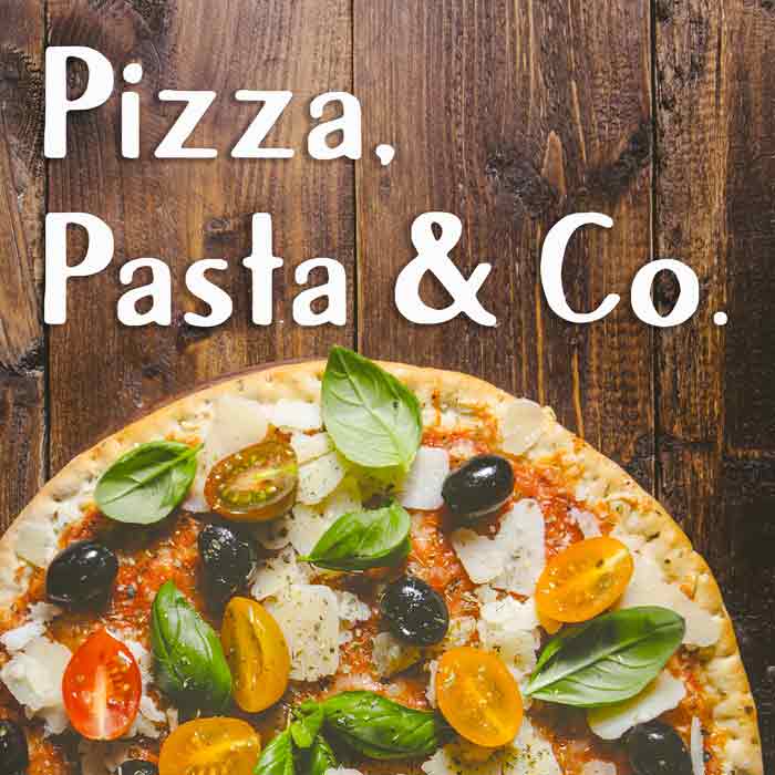 Pizza, Pasta italienisch Street Food