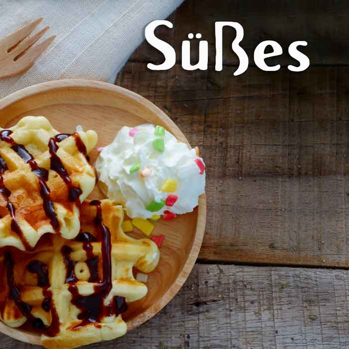 Süßes Desserts Street Food