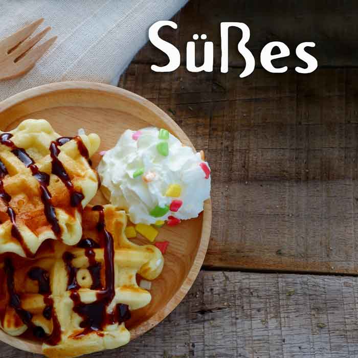 Süßes und Desserts Street Food