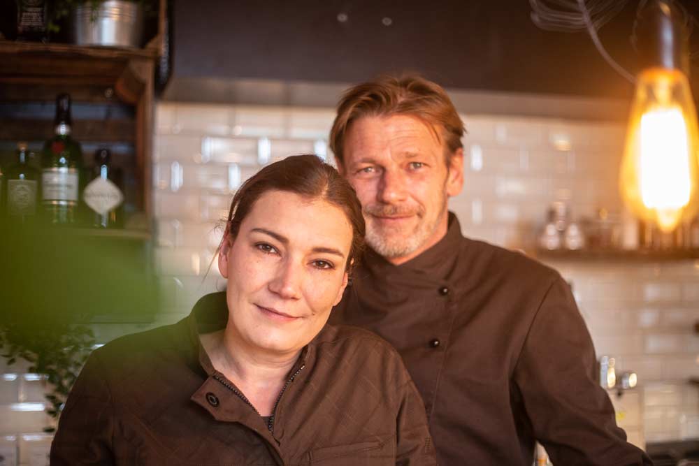 Kristina Herlt und Michael Hagens vom Foodtruck Die Beefträger im Pop-up-Restaurant München